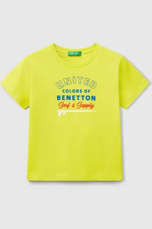 Benetton Benetton, T-shirt Con Stampa E Applicazione
