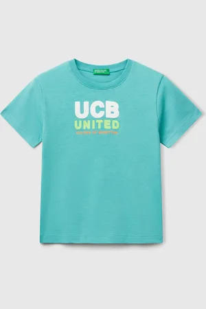 Benetton Benetton, T-shirt Con Stampa E Applicazione