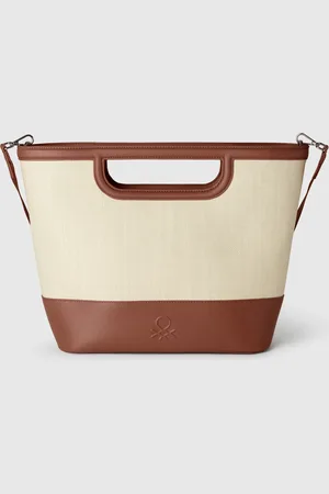 Benetton Benetton, Tote Bag Grande In Rafia