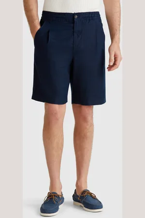 Benetton Benetton, Bermuda Con Coulisse In Puro Lino