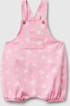 Benetton Benetton, Salopette Con Fantasia Floreale