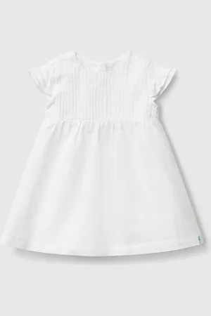 Benetton Benetton, Vestito In Misto Lino E Cotone