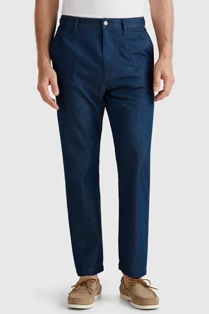 Benetton Benetton, Pantaloni In Chambray