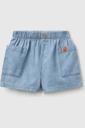 Benetton Benetton, Pantaloni Corti In Jeans Leggero