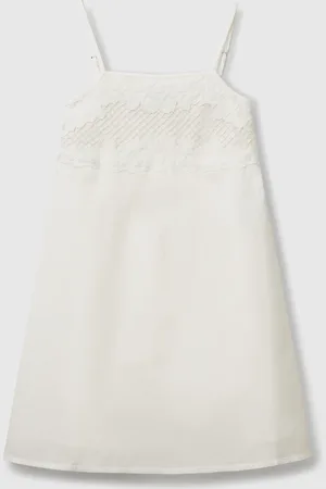Benetton Benetton, Vestito Con Top Ricamato