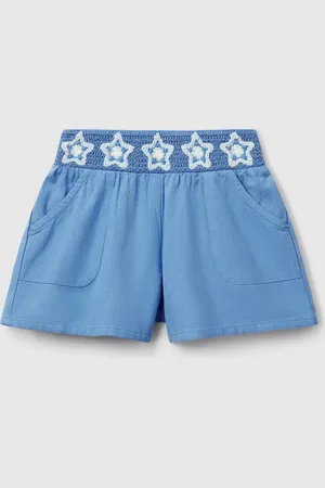 Benetton Benetton, Pantaloni Corti Con Fiori Macramè