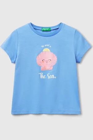 Benetton Benetton, T-shirt Regular Fit Con Glitter
