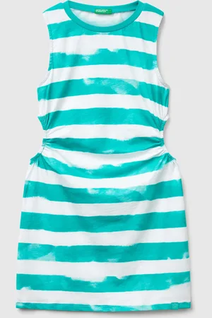 Benetton Benetton, Vestito A Righe Con Oblò