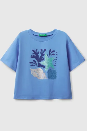 Benetton Benetton, Maglietta Con Stampa Glitterata