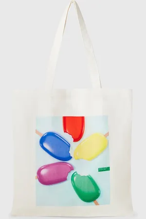 Benetton Benetton, Tote Bag Con Stampa Gelati
