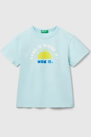 Benetton Benetton, Maglietta In Cotone Bio Con Stampa