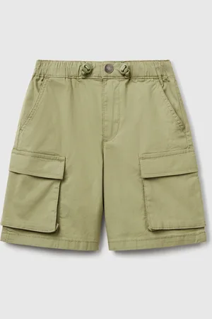 Benetton Benetton, Shorts Parachute In Cotone Stretch