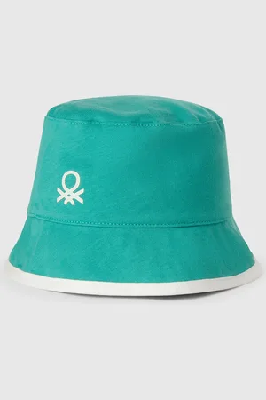 Benetton Benetton, Cappello Reversibile Con Stampa Tropicale
