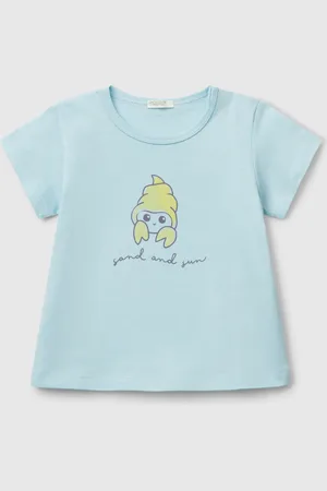 Benetton Benetton, T-shirt Manica Corta Con Stampa
