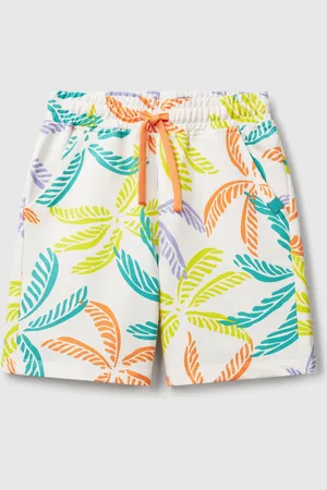 Benetton Benetton, Bermuda Con Stampa Tropicale