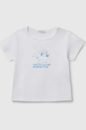 Benetton Benetton, T-shirt Manica Corta Con Stampa