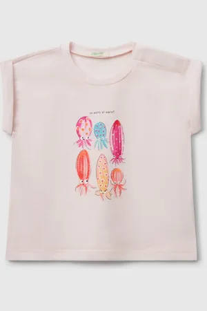 Benetton Benetton, T-shirt A Manica Corta Con Stampa