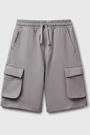 Benetton Benetton, Shorts Cargo In Felpa Leggera
