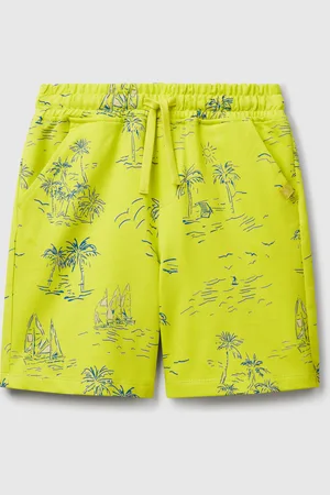 Benetton Benetton, Bermuda Con Stampa Tropicale