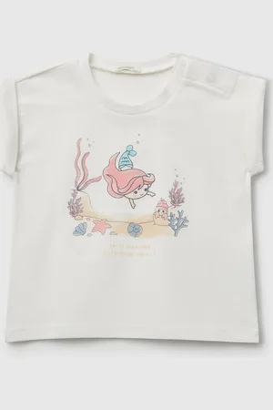 Benetton Benetton, T-shirt A Manica Corta Con Stampa
