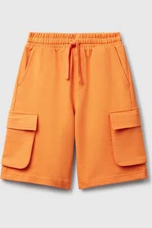 Benetton Benetton, Shorts Cargo In Felpa Leggera
