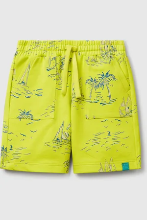 Benetton Benetton, Shorts Con Stampa Mare