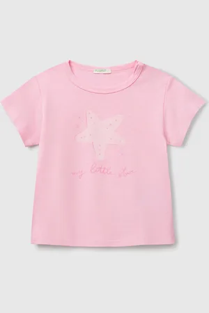 Benetton Benetton, T-shirt Manica Corta Con Stampa