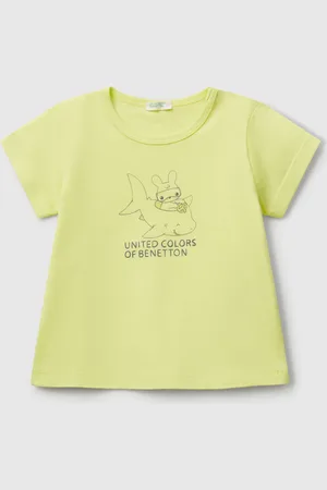 Benetton Benetton, T-shirt Manica Corta Con Stampa