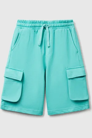 Benetton Benetton, Shorts Cargo In Felpa Leggera