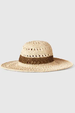 Benetton Benetton, Cappello Stile Pescatore Effetto Paglia