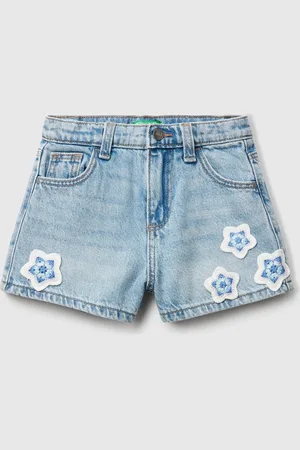 Benetton Benetton, Shorts Con Fiori Macramè