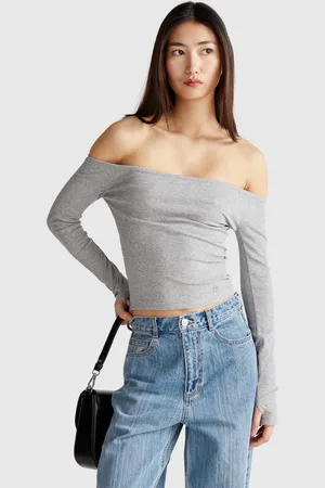 Benetton Benetton, Maglietta Con Scollo Bardot