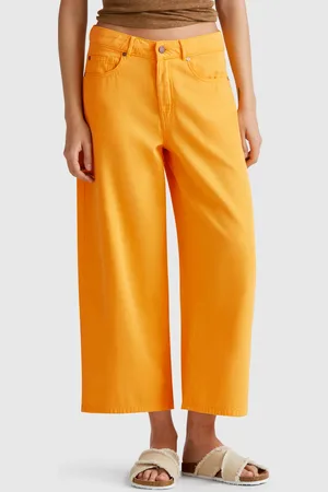 Benetton Benetton, Pantaloni Gialli Cinque Tasche