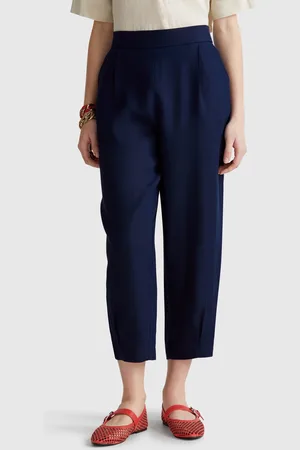 Benetton Benetton, Pantaloni Morbidi In Puro Lino