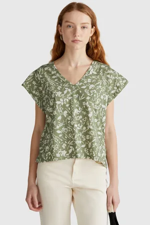 Benetton Benetton, Maglietta Con Stampa Fiori