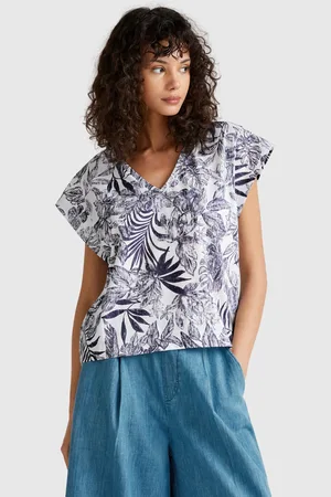 Benetton Benetton, Maglietta Con Stampa Fiori