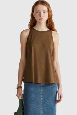 Benetton Benetton, Canotta Con Scollo All