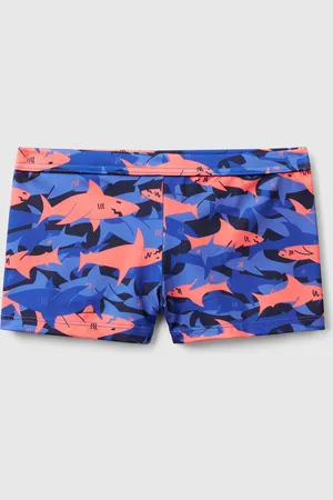 Benetton Benetton, Costume Boxer Con Stampa Squali