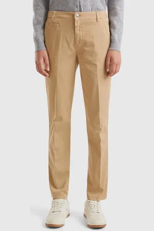 Benetton Benetton, Chino Slim Fit In Cotone