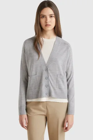 Benetton Benetton, Cardigan In Pura Lana Merino