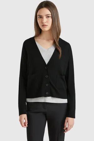Benetton Benetton, Cardigan In Pura Lana Merino