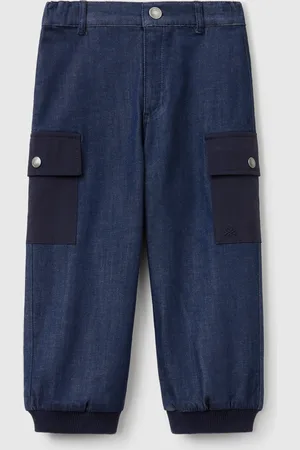 Benetton Benetton, Joggers Cargo Di Jeans
