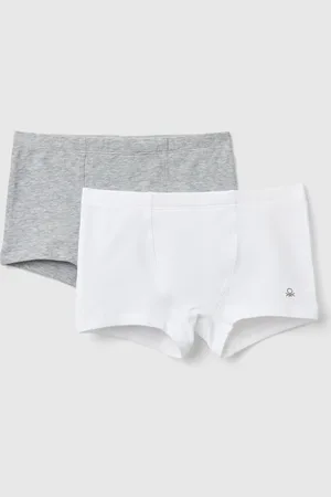Benetton Benetton, Due Boxer In Cotone Elasticizzato