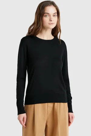 Benetton Benetton, Maglia Manica Lunga In Misto Seta