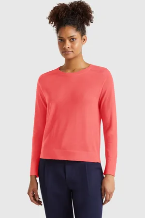 Benetton Benetton, Maglia In Pura Lana Merino