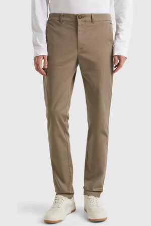 Benetton Benetton, Chino Slim Fit In Cotone Stretch