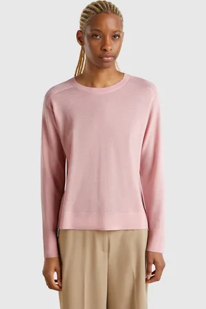 Benetton Benetton, Maglia In Pura Lana Merino