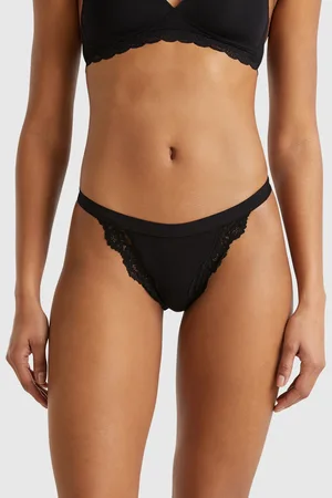 Benetton Benetton, Slip Con Inserti In Pizzo