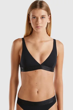 Benetton Benetton, Reggiseno A Triangolo In Cotone Bio Stretch