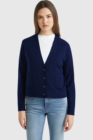Benetton Benetton, Cardigan In Pura Lana Merino